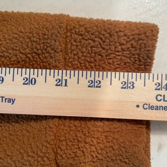 Dickies Hoodie Mens XL Tan Fleece Faux Fur Sherpa Teddy Pullover Sweatshirt Work - Picture 8 of 9